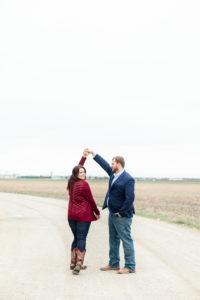 Engagement Session Couple Twirling